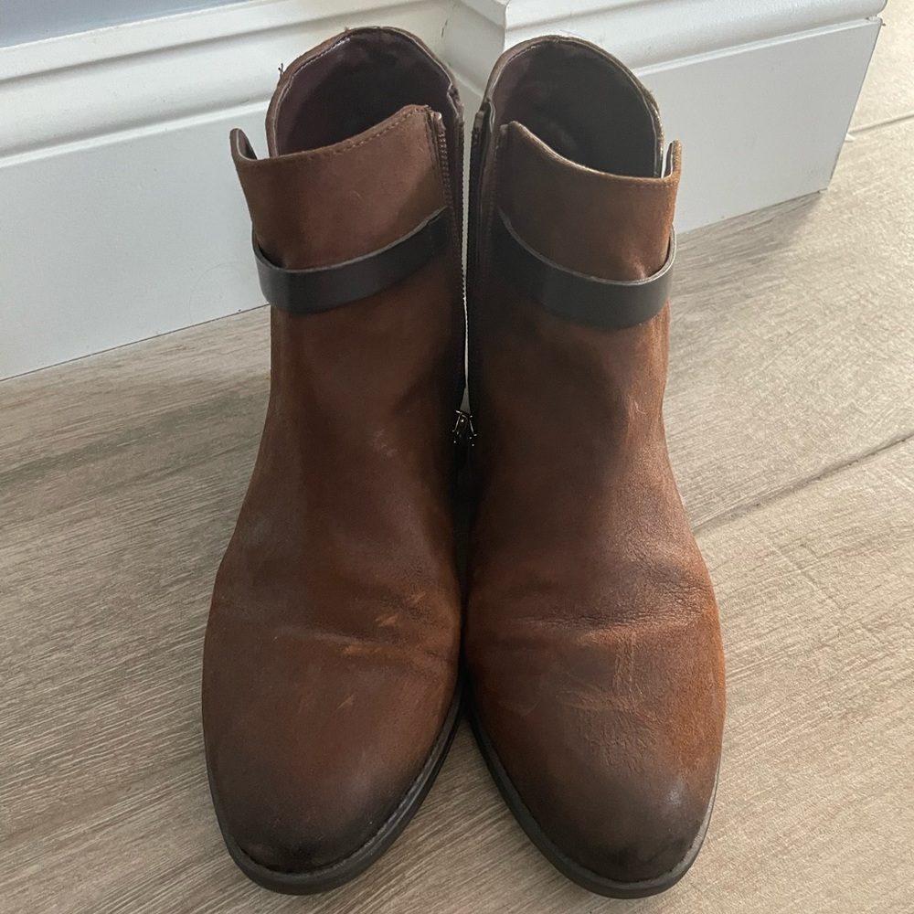 Franco Sarto Ankle Brown Ankle Boots